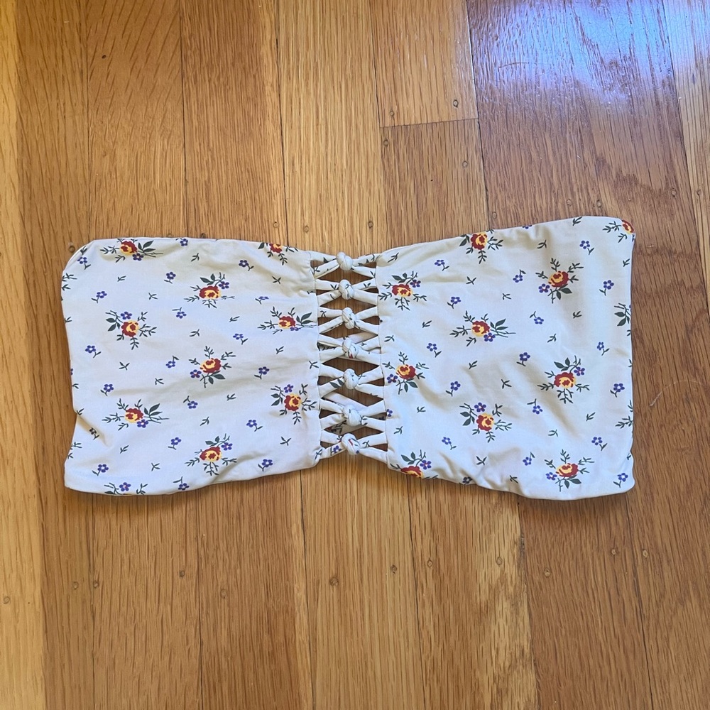 Bandeau bikini top